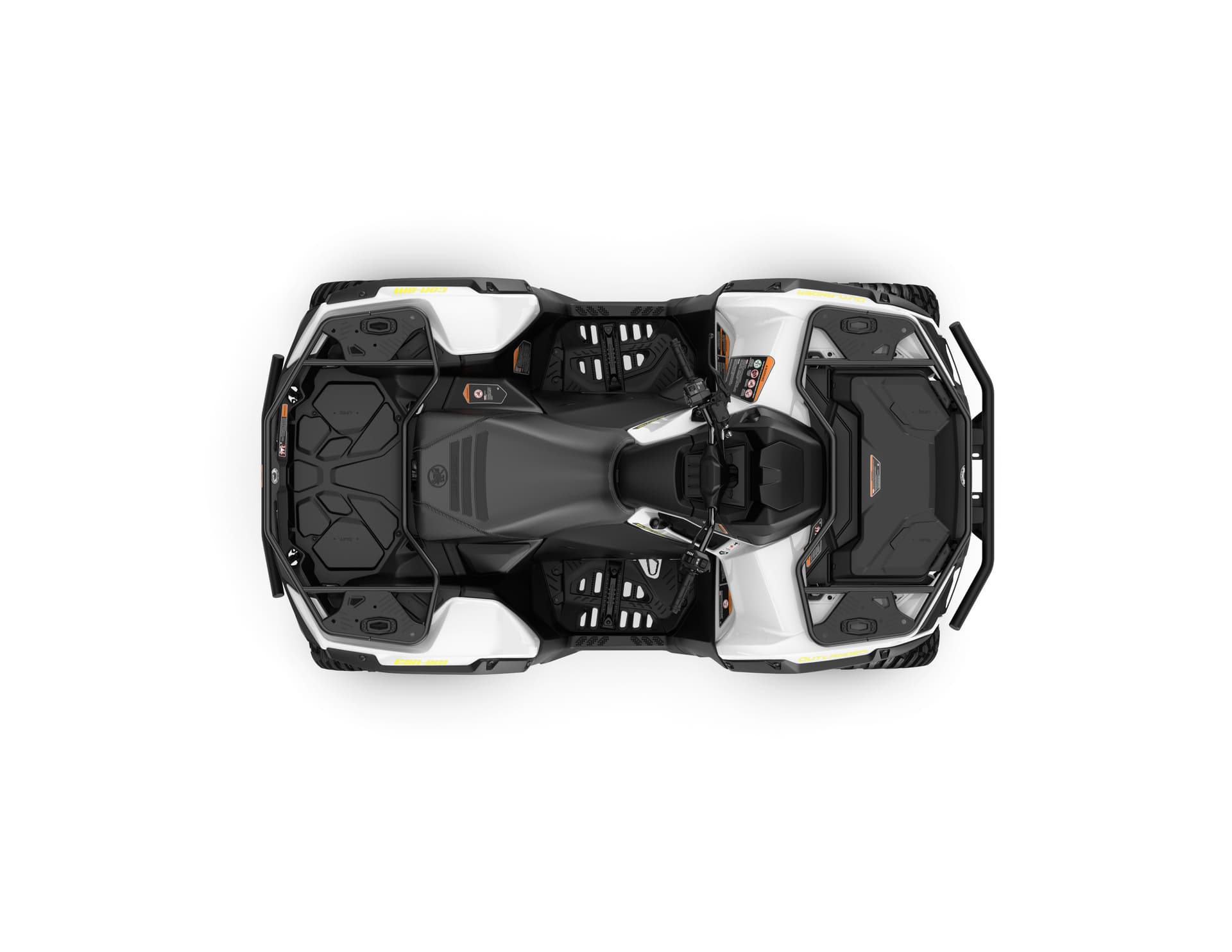 Can-Am Outlander Electric — White, вид сверху