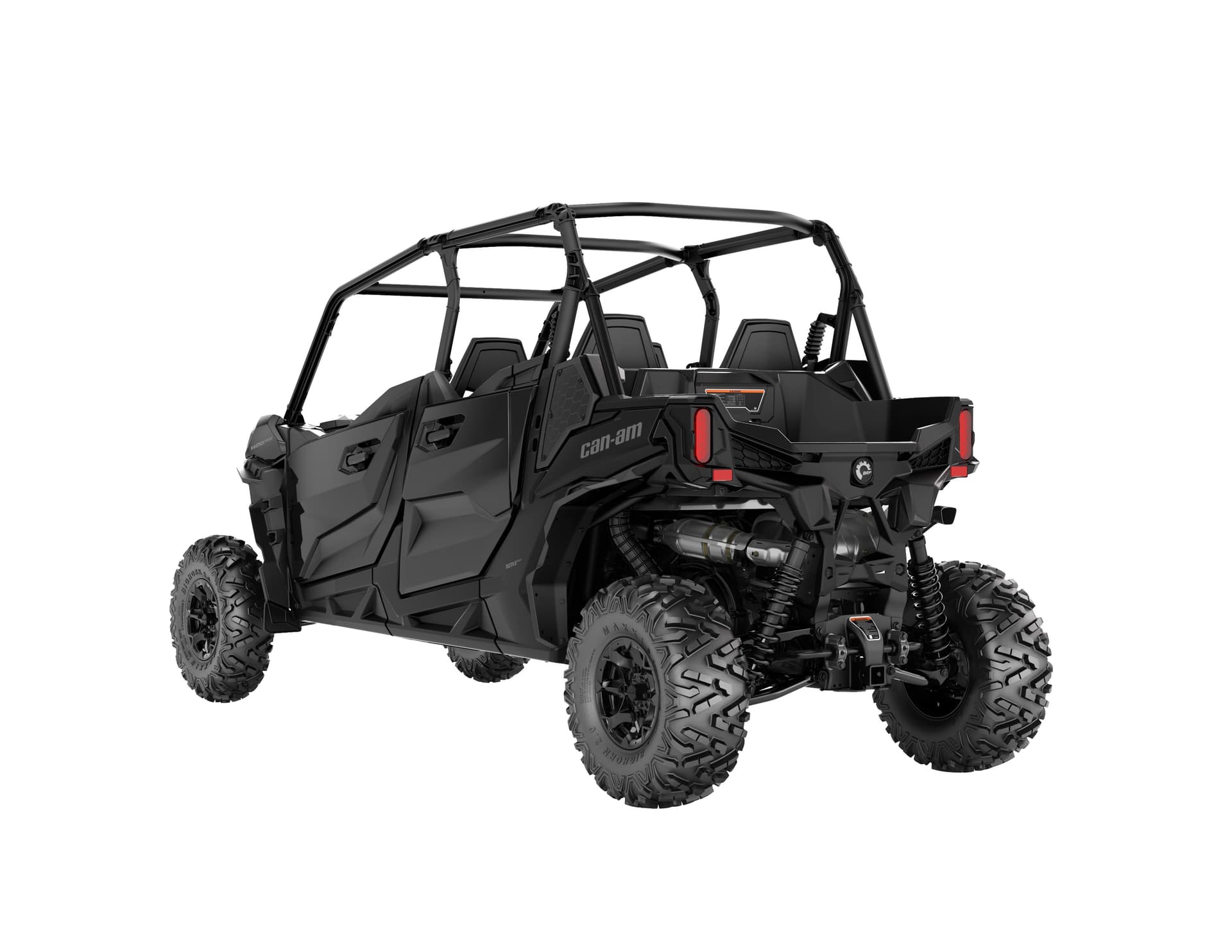 Can-Am Maverick Sport MAX DPS 1000R — Triple Black, вид сзади