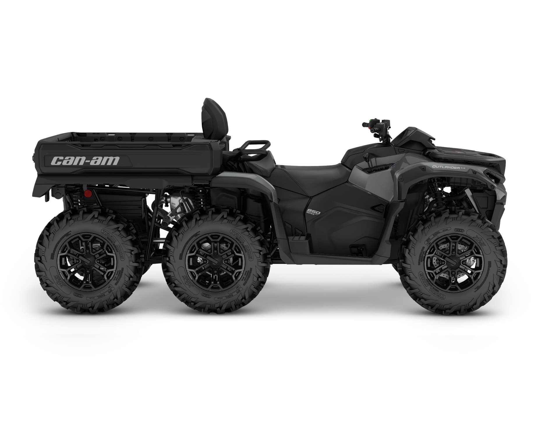 Can-Am Outlander MAX 6x6 DPS 850 — Granite Grey, вид сбоку