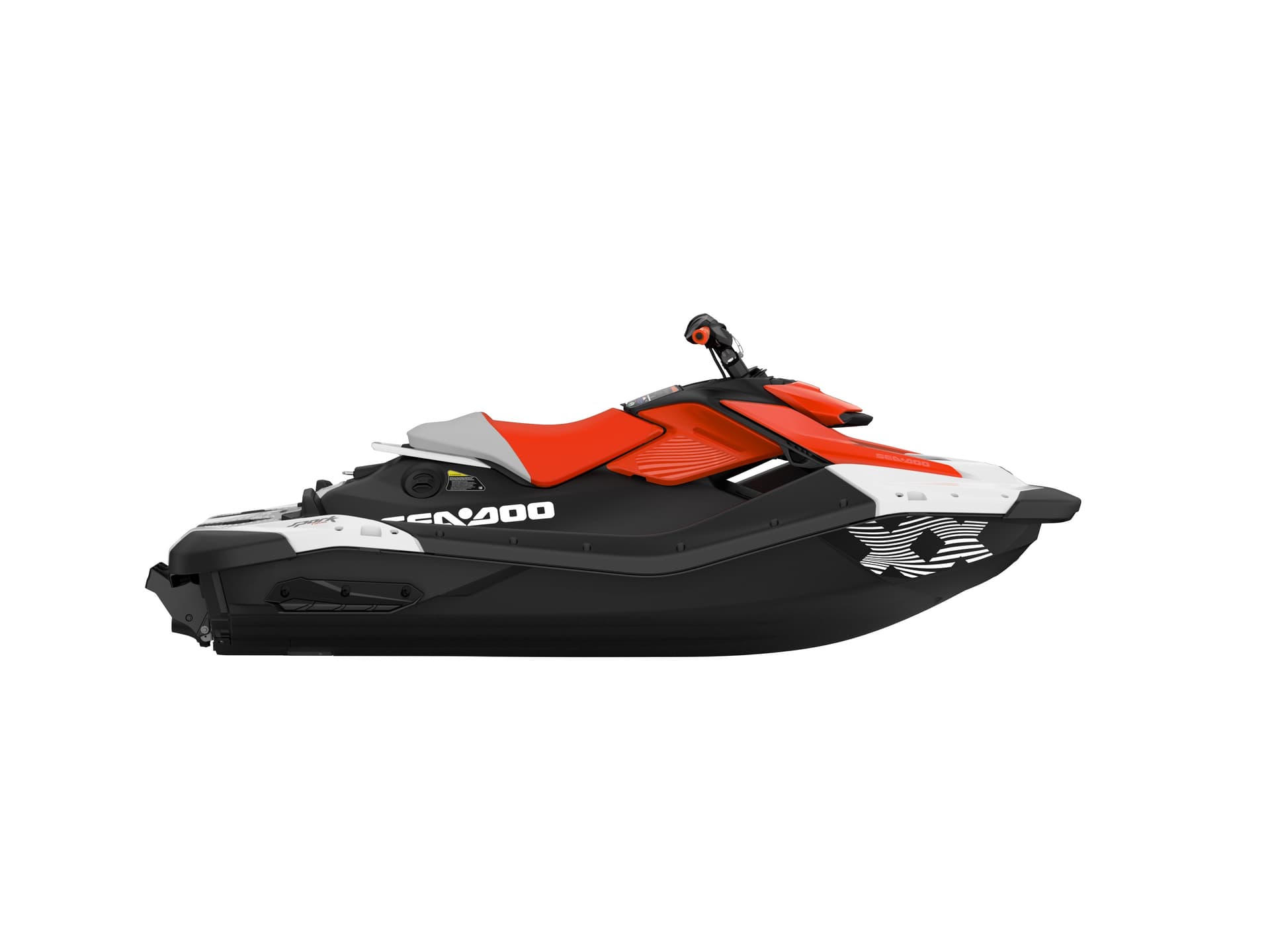 Sea-Doo Spark Trixx 90 — Dragon Red and Bright White, вид сбоку