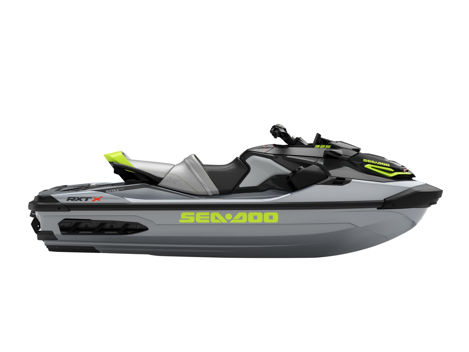 Sea-Doo RXT-X 325 — Ice Metal and Manta Green, вид сбоку