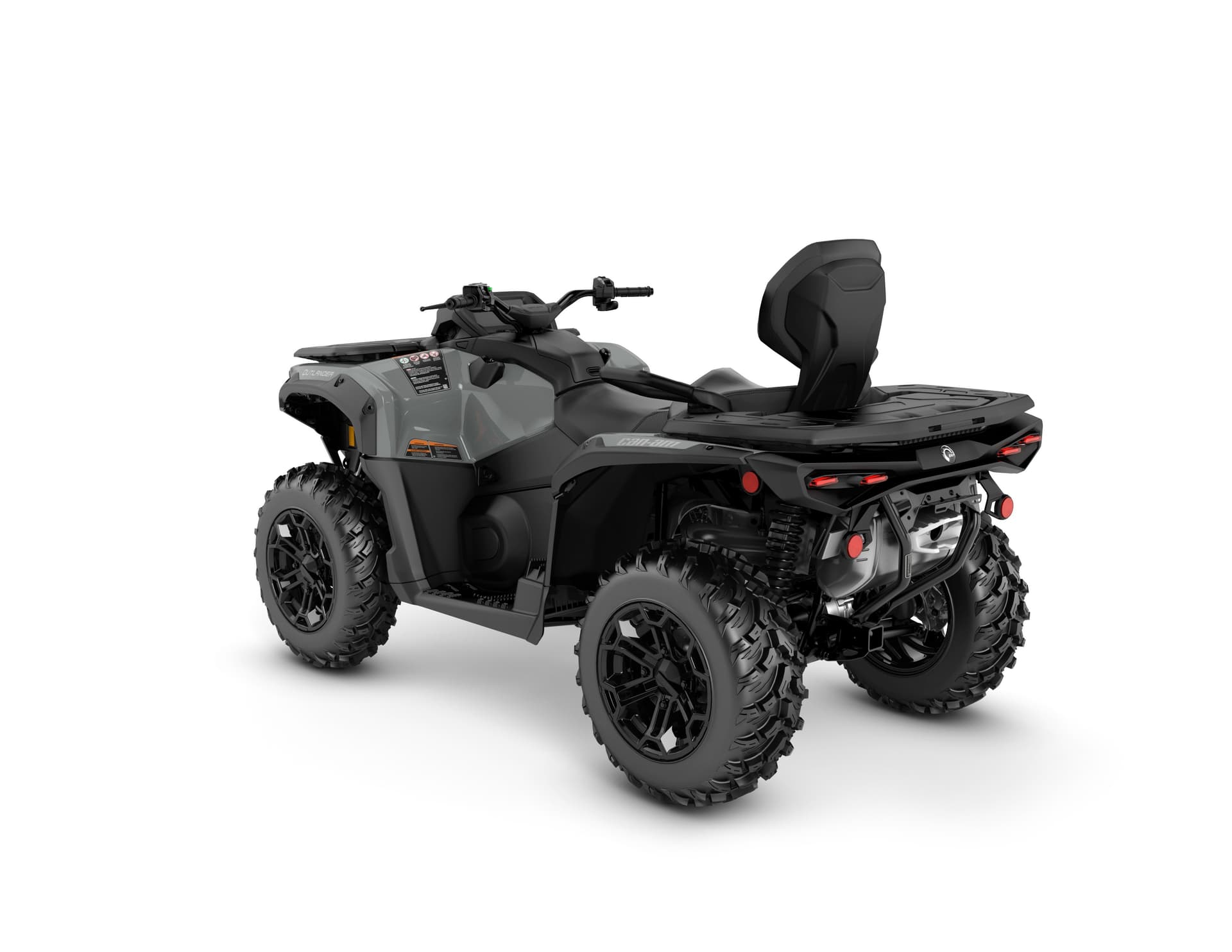 Can-Am Outlander MAX DPS 1000R — Granite Grey, вид сзади
