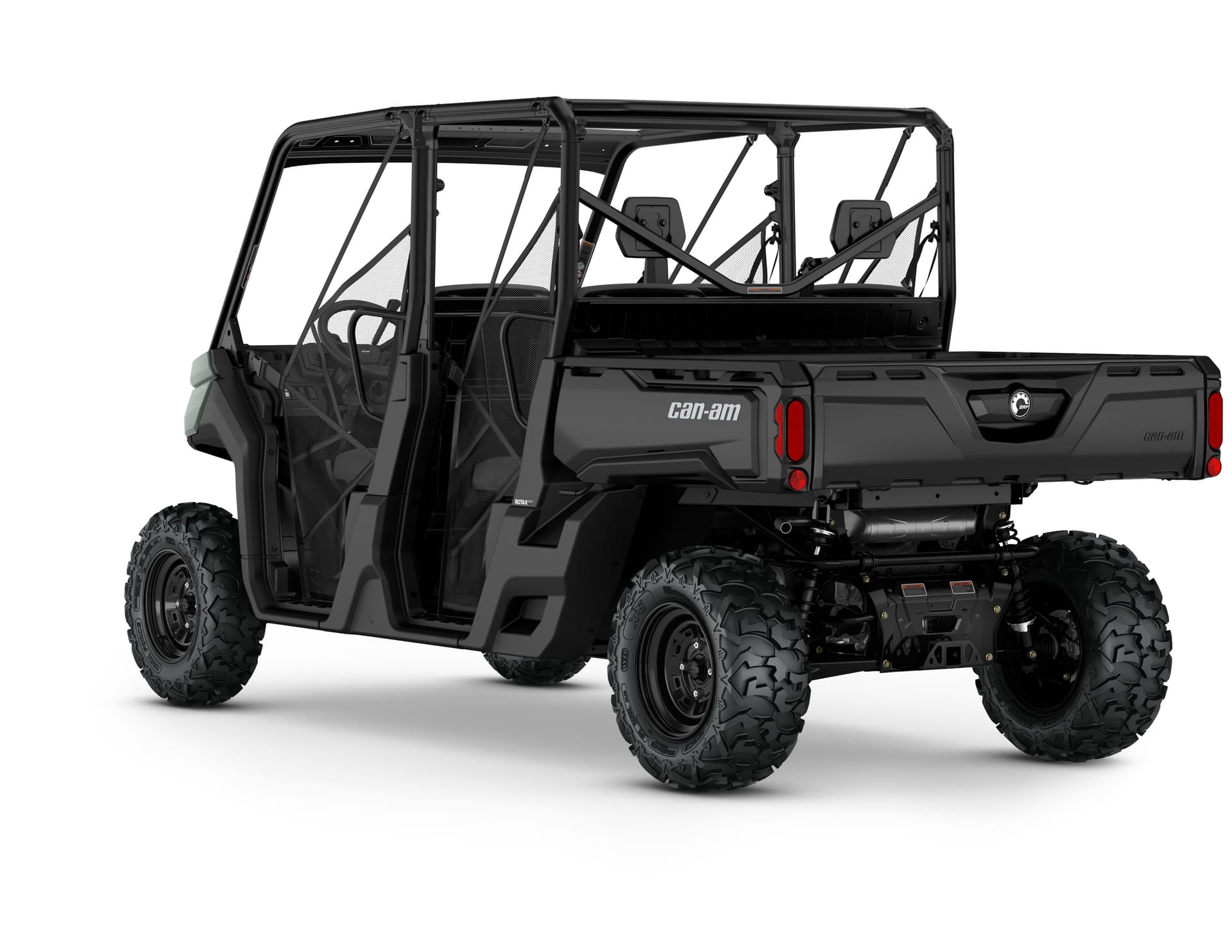 Can-Am Defender MAX HD7 — Compass Green, вид сзади