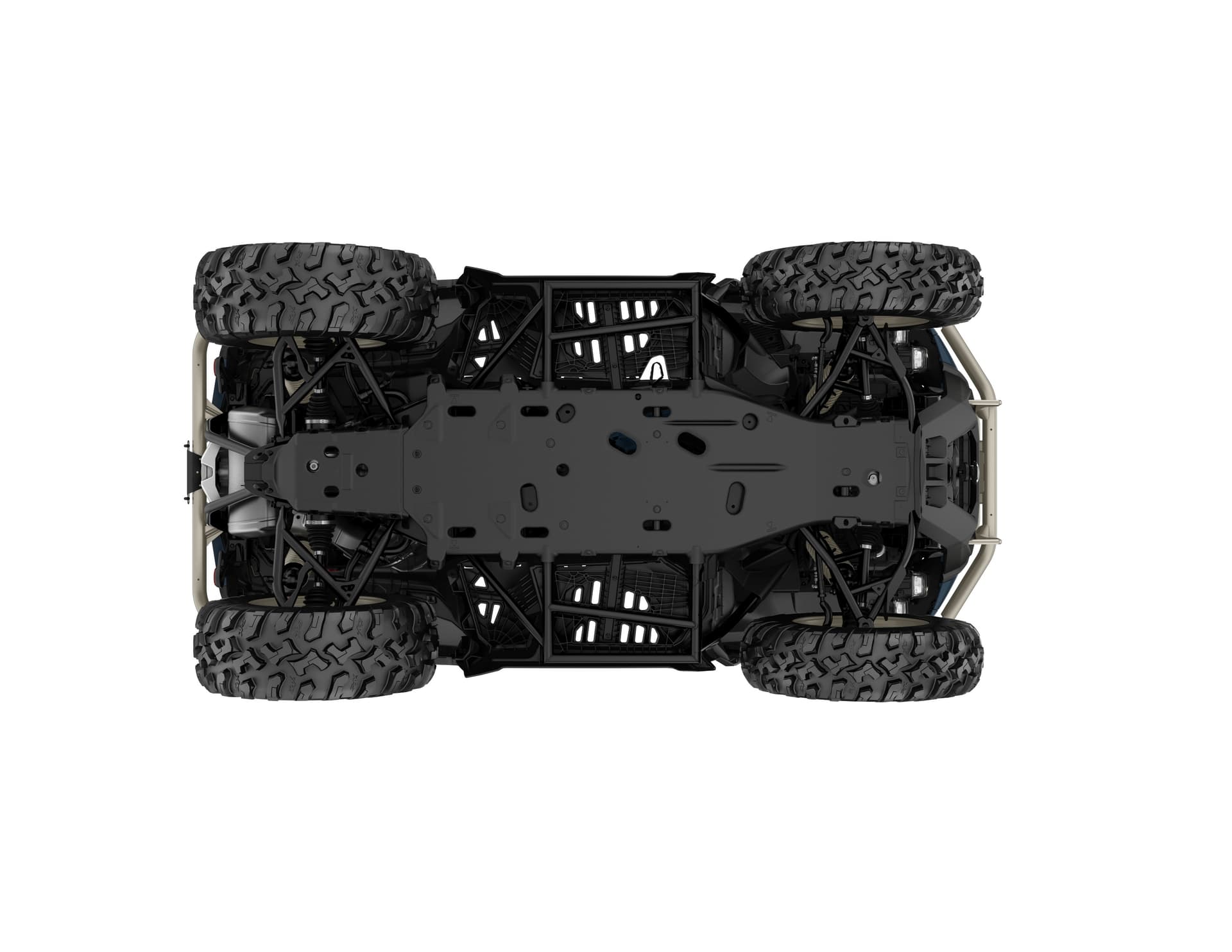 Can-Am Outlander MAX Limited 1000R — Dusty Navy, вид снизу