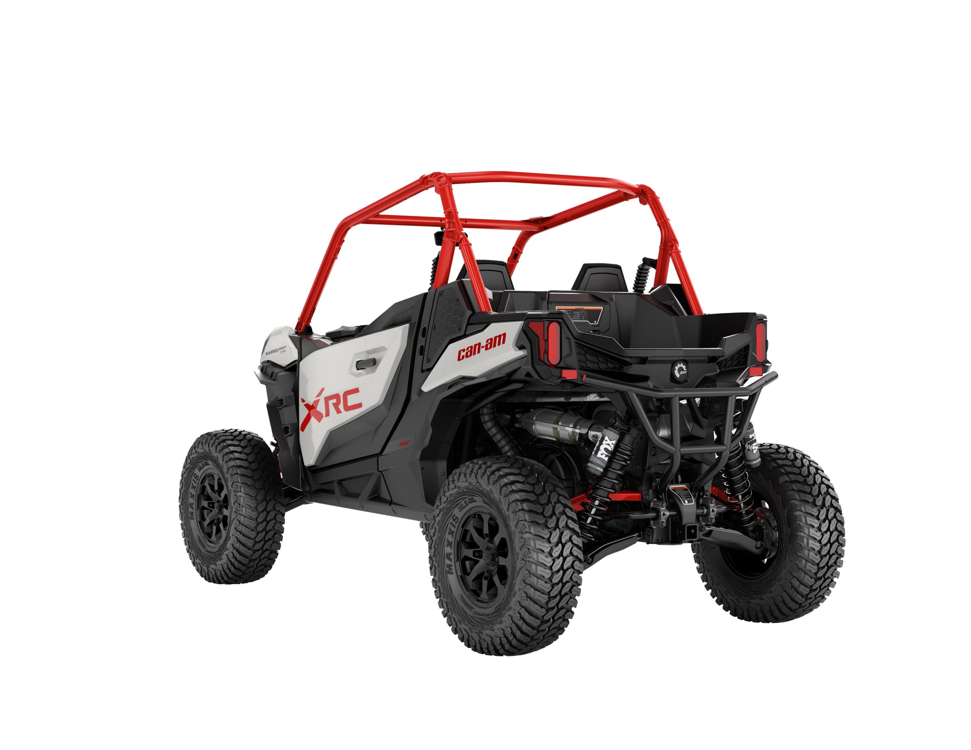 Can-Am Maverick Sport X RC 1000R — Hybrid White & Legion Red, вид сзади