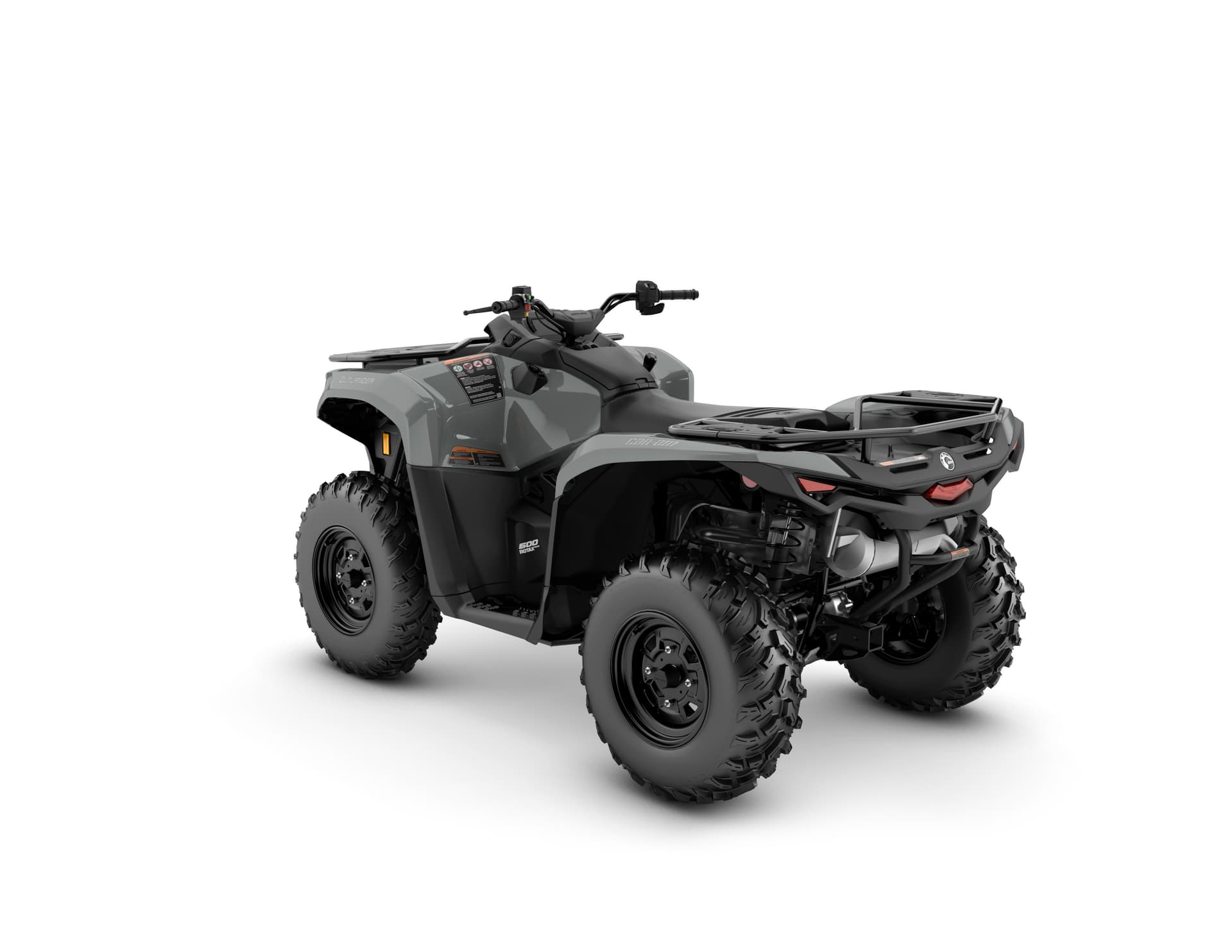 Can-Am Outlander 500 — Granite Grey, вид сзади