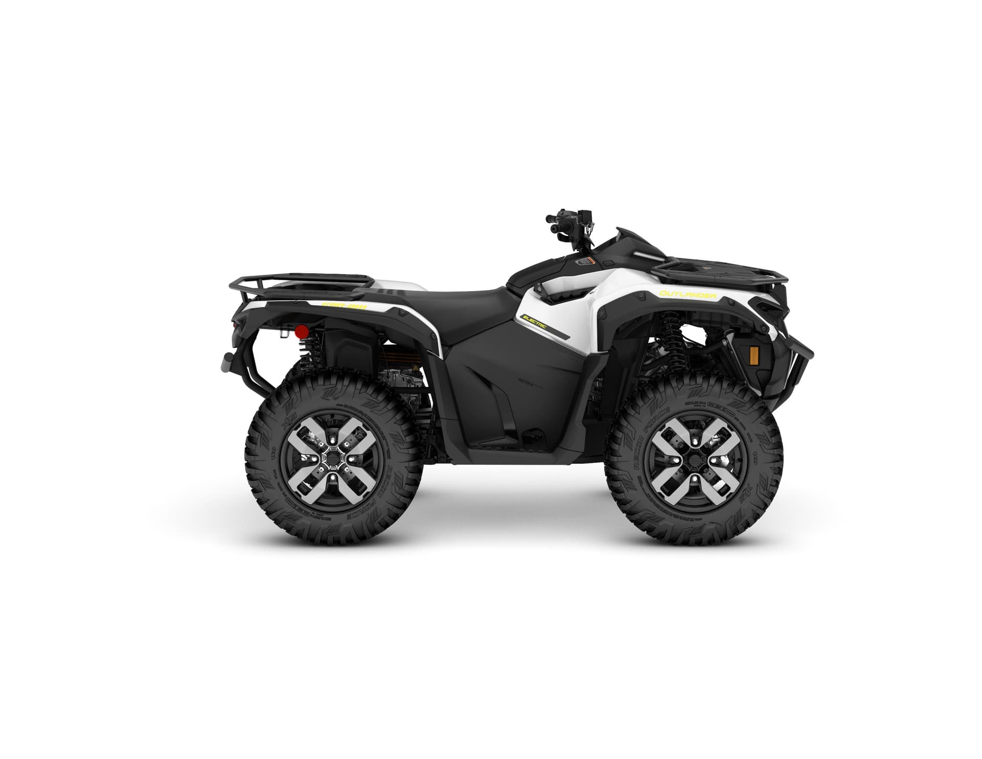 Can-Am Outlander Electric — White, вид сбоку