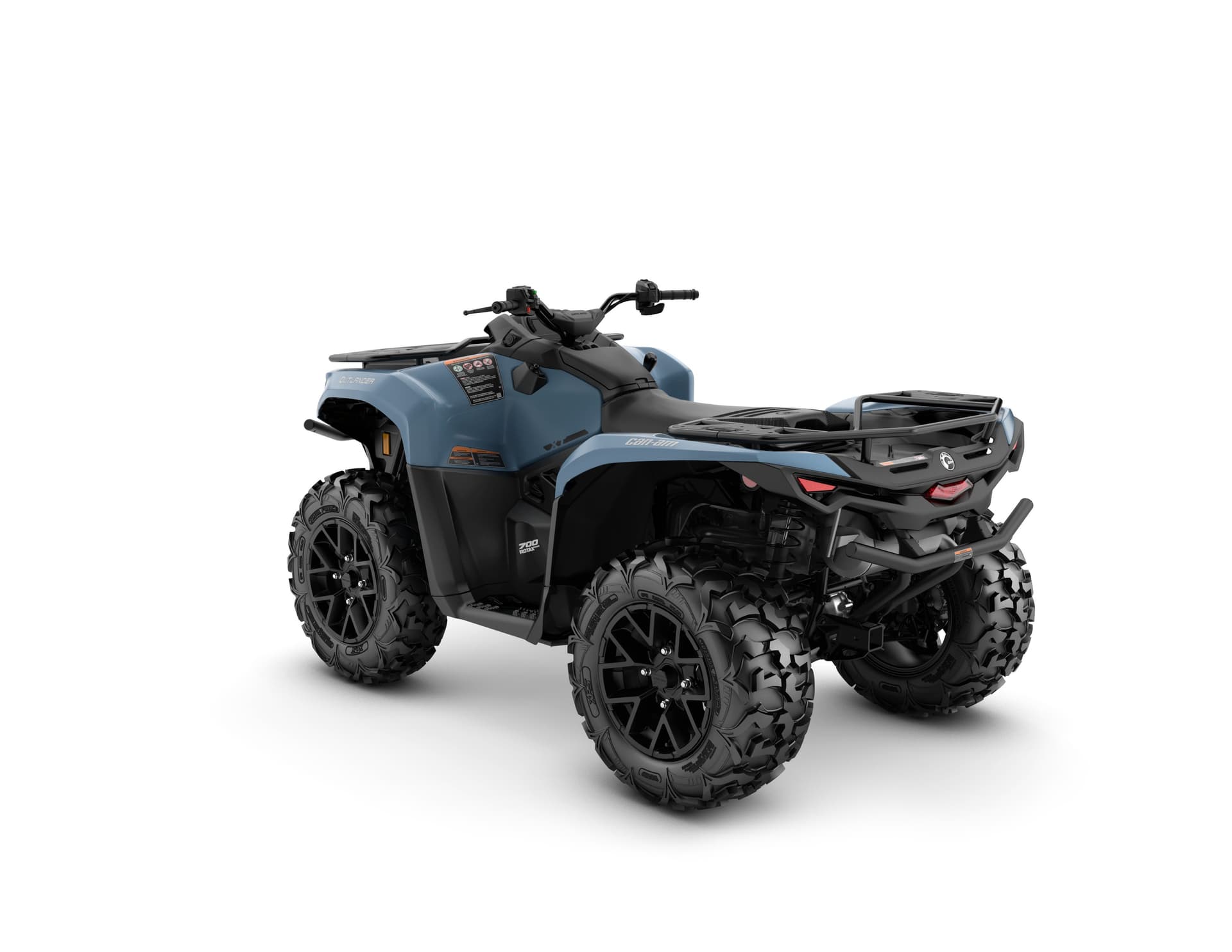 Can-Am Outlander XT 700 — Scandi Blue, вид сзади