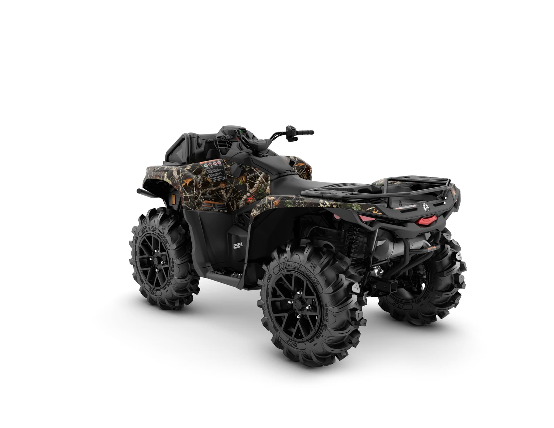 Can-Am Outlander X MR 700 — Dark Wildland Camo, вид сзади