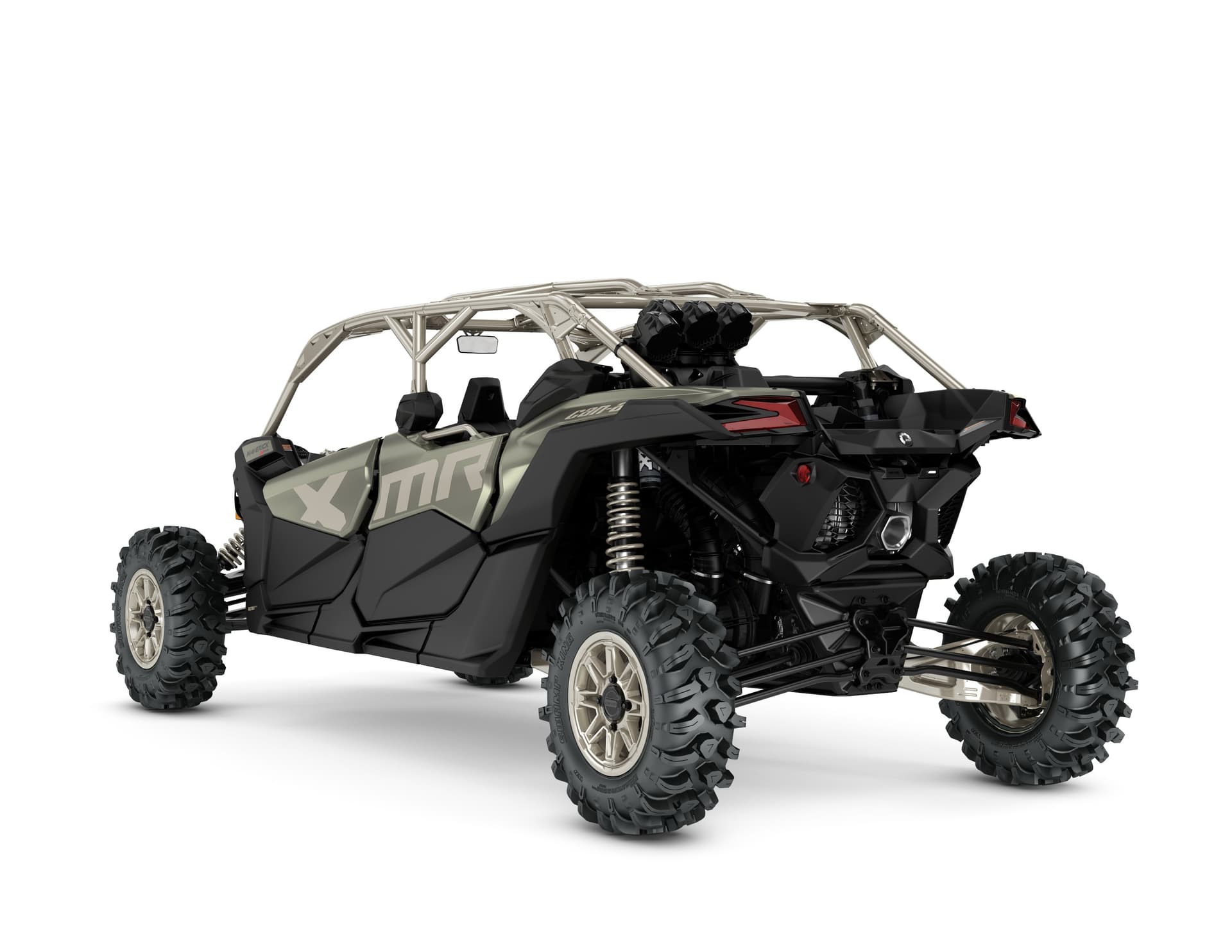 Can-Am Maverick X3 MAX X MR Turbo RR — Loft Green Satin, вид сзади