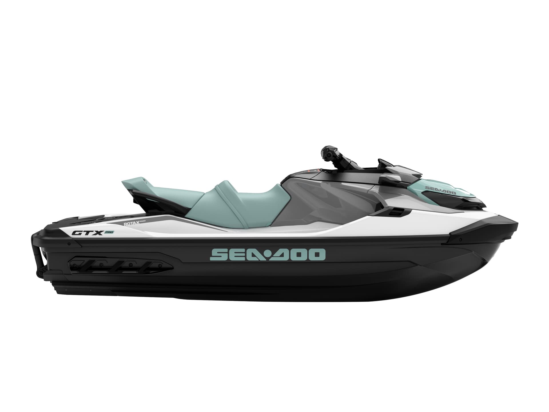 Sea-Doo GTX Pro 130 — White and Neo Mint, вид сбоку