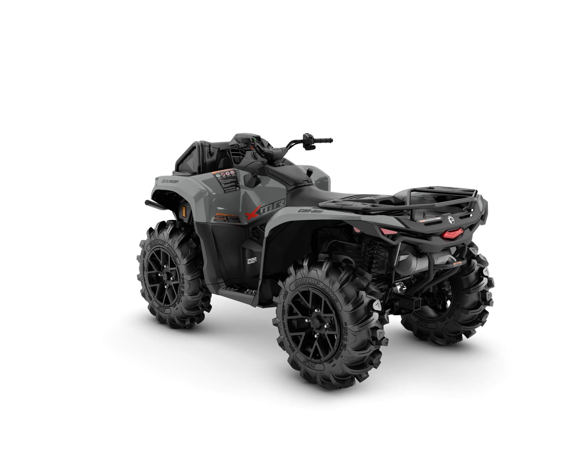 Can-Am Outlander X MR 700 — Granite Grey, вид сзади