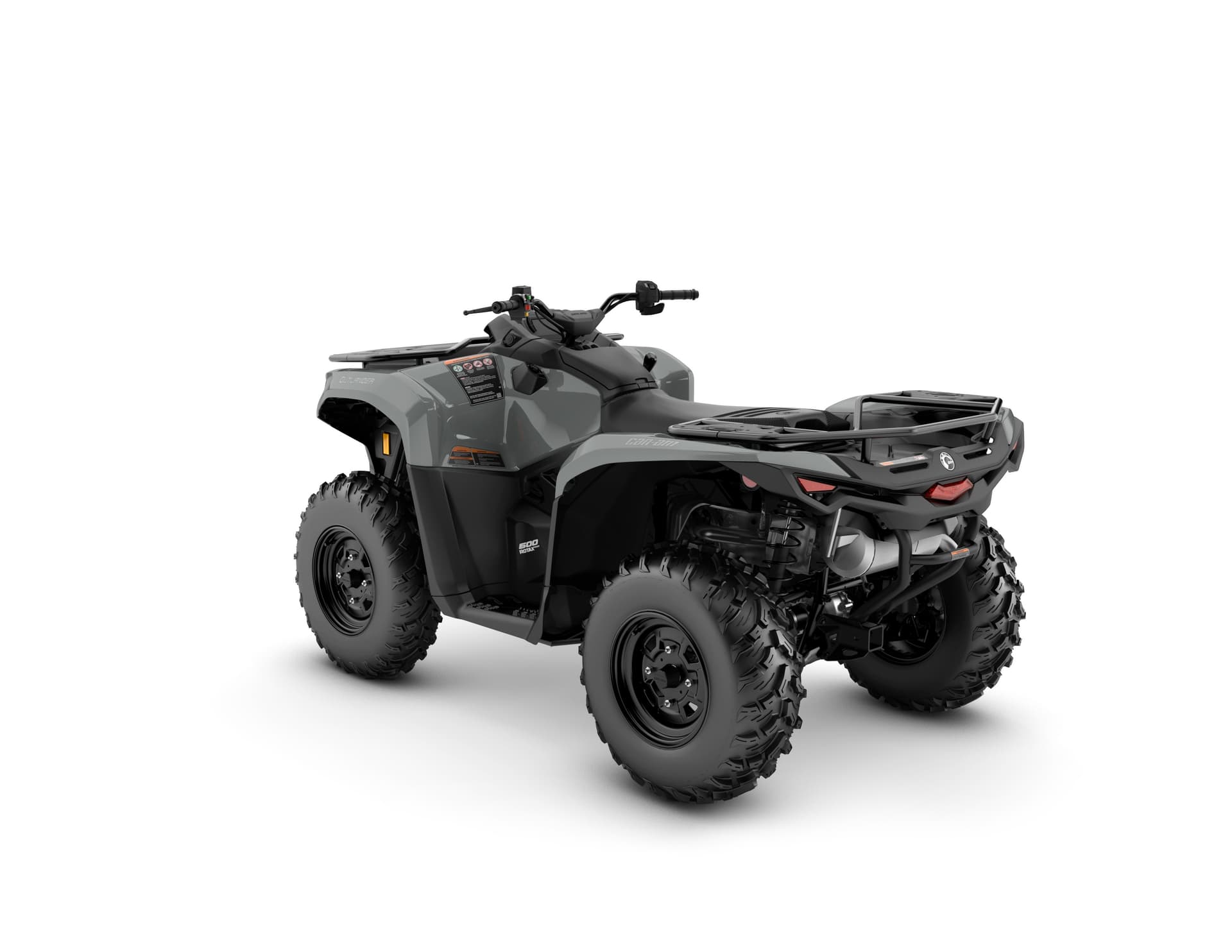 Can-Am Outlander 500 — Granite Grey, вид сзади