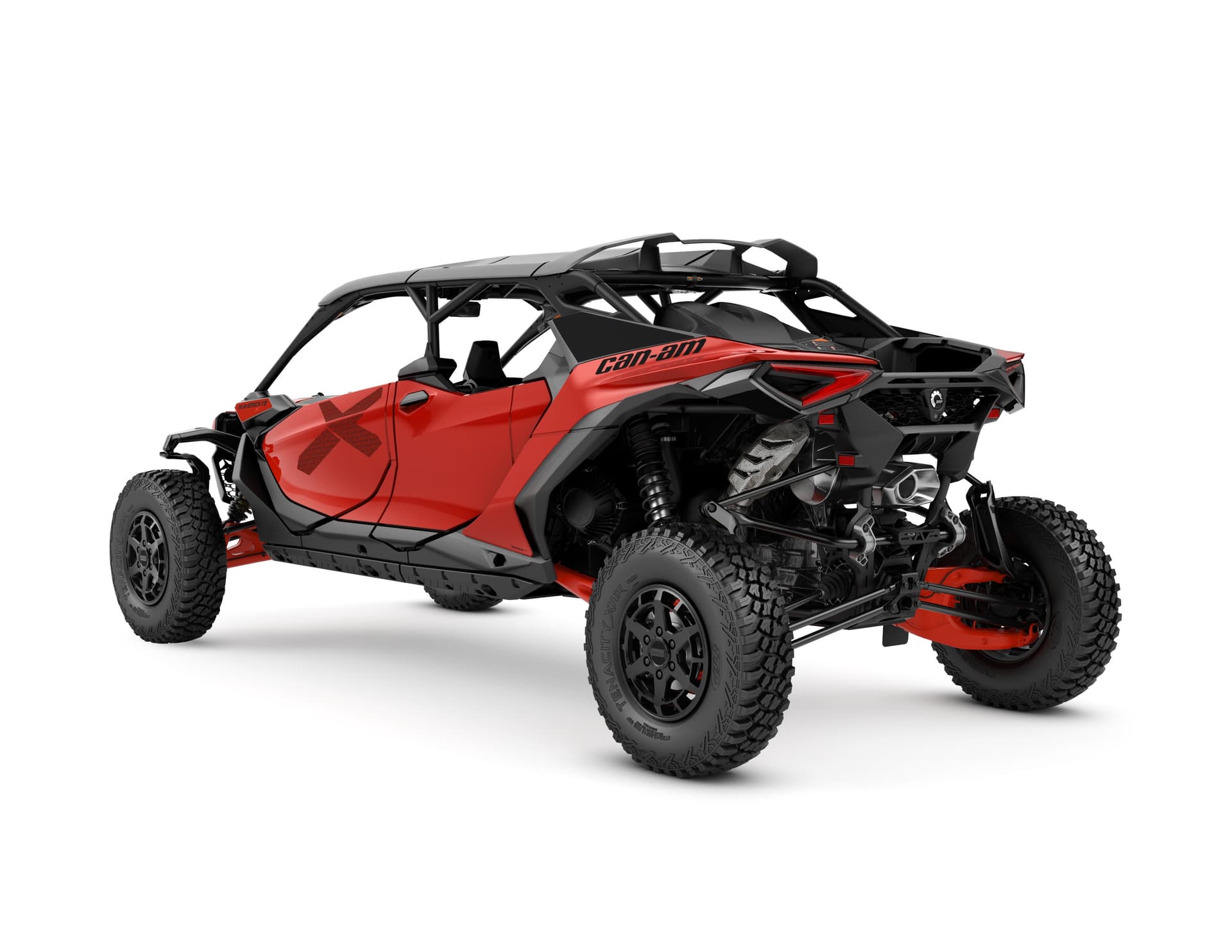 Can-Am Maverick R MAX X — Legion Red, вид сзади