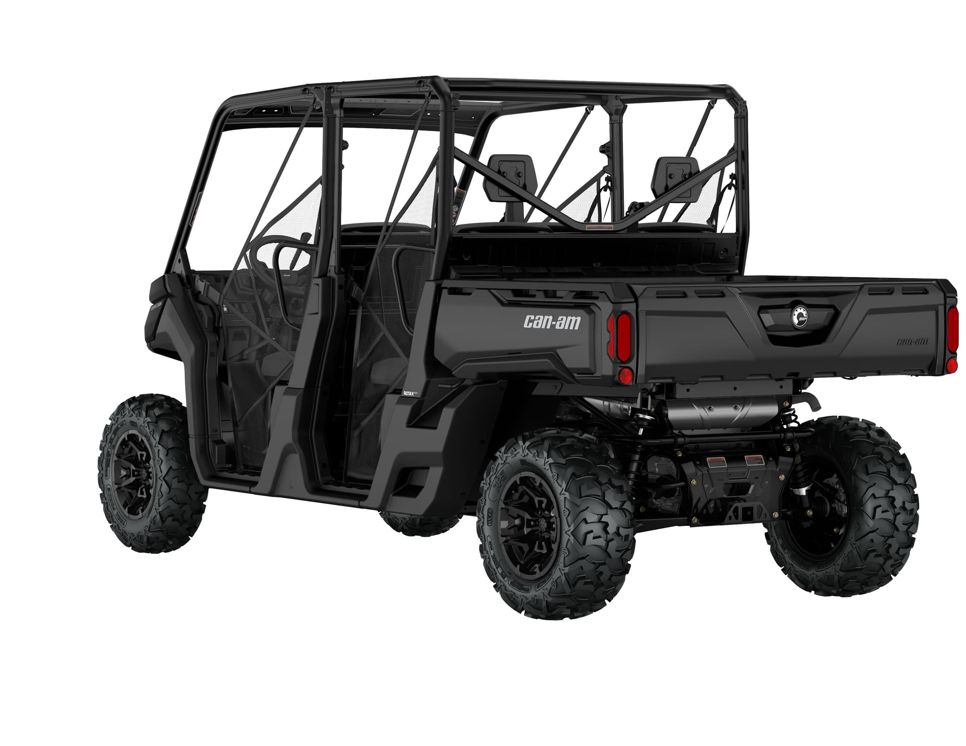 Can-Am Defender MAX DPS HD9 — Stealth Black, вид сзади