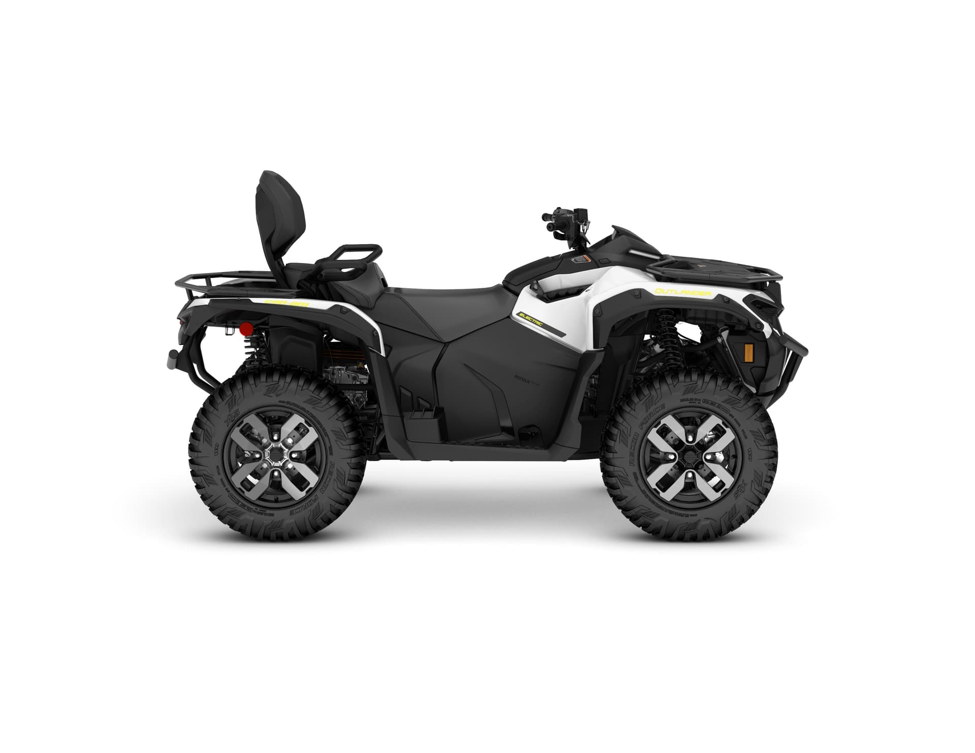 Can-Am Outlander MAX Electric — White, вид сбоку