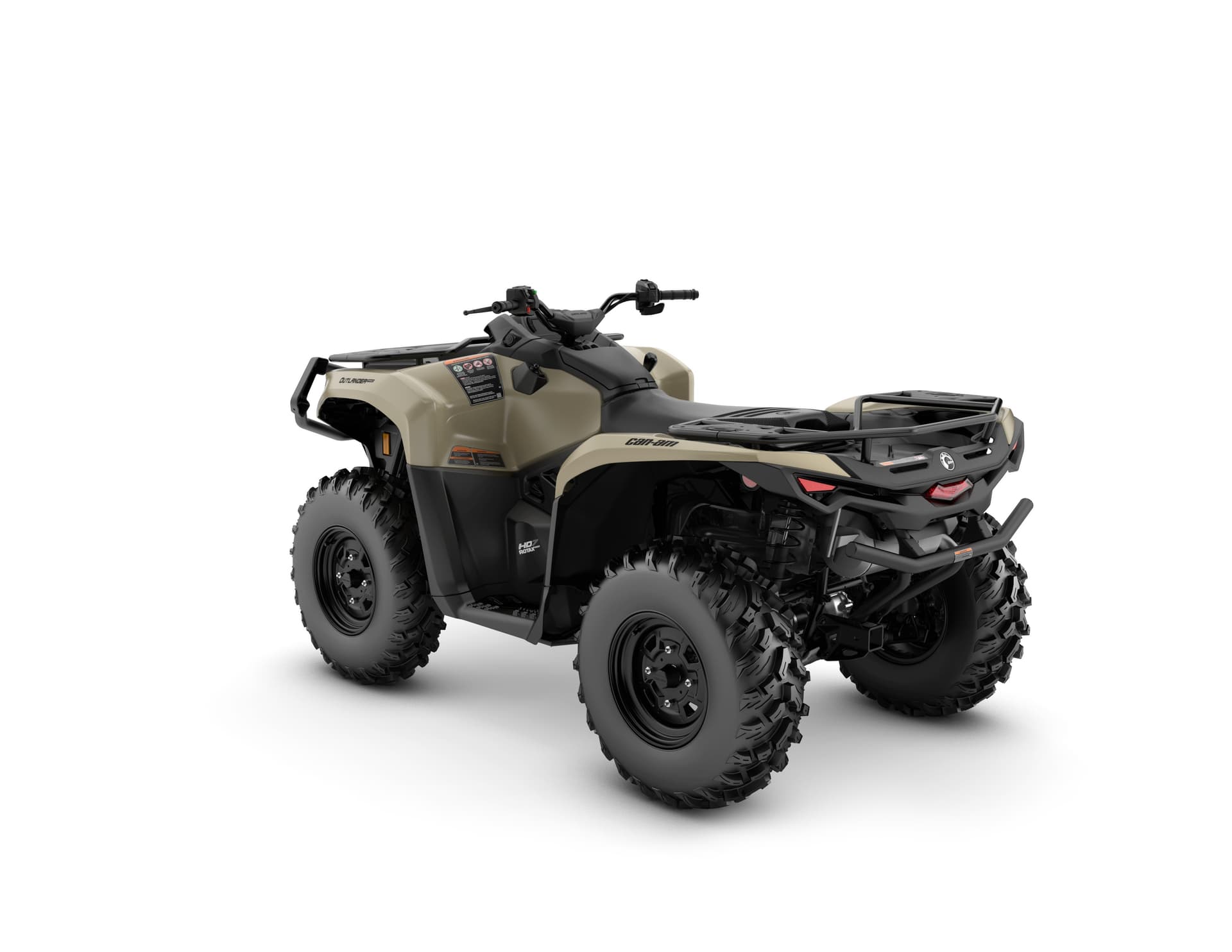 Can-Am Outlander PRO HD7 — Desert Tan, вид сзади